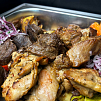 Филе говядины, цыпленка и свиная шея